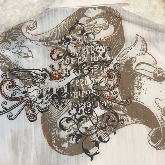 SALE❗️Italian Doramafi Sicilia's Button Dwn M NWOT - Picture 3 of 4